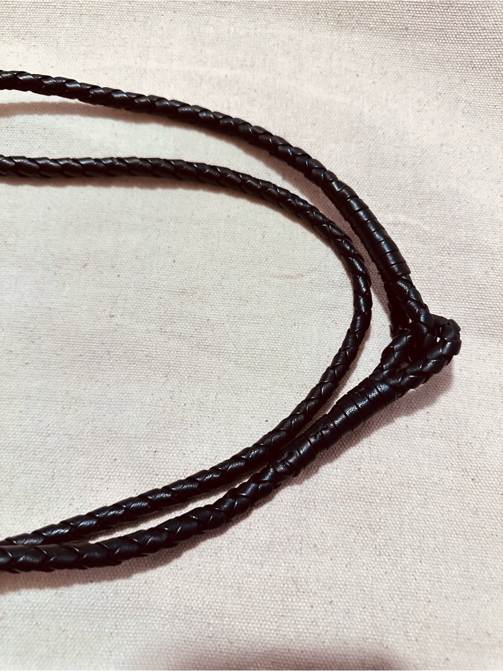 Quince | Bag | Quince Handwoven Italian Leather Satchel | Black - Picture 9 of 13